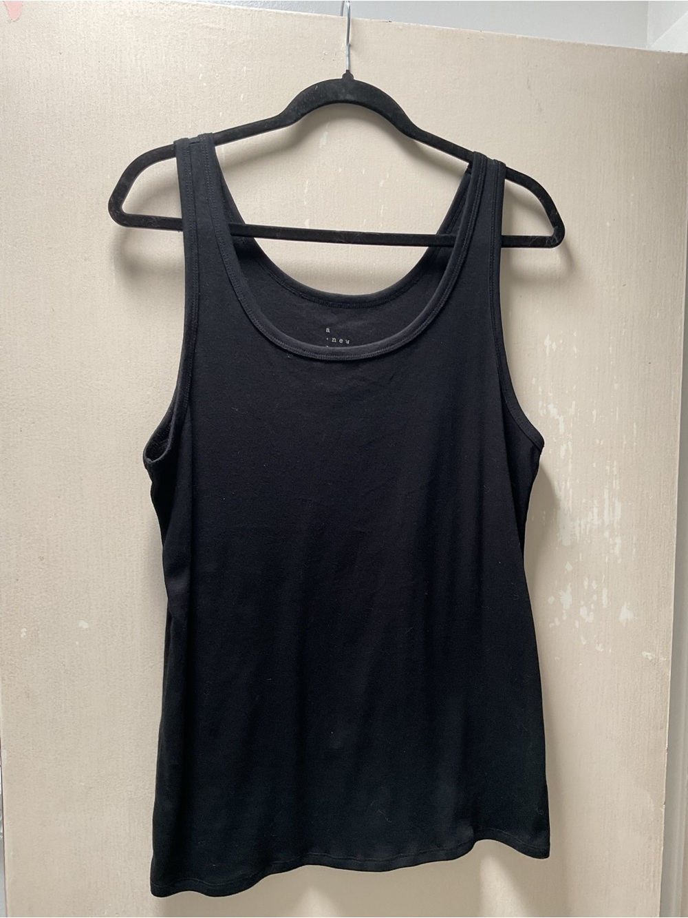 Black Women's Tank Top by — Comfortable Scoop Neck Tee